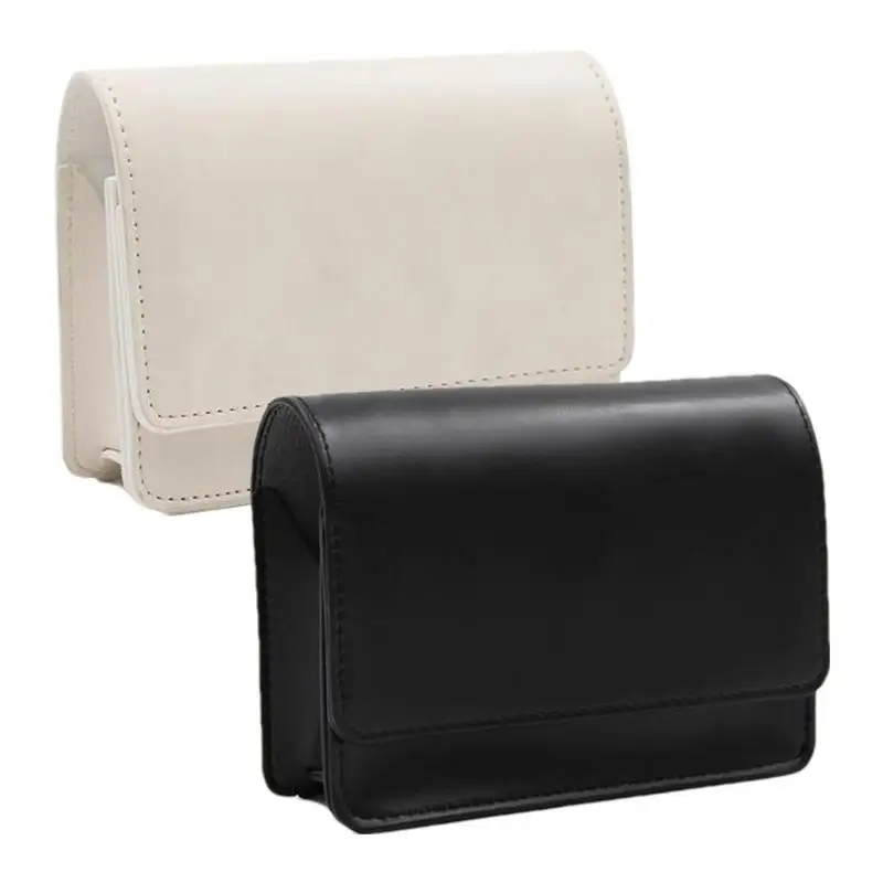 Golf Rangefinder Storage Bag Portable Golf PU Leather Laser Distance Meter Case Carry Small Bag With Soft Inner Lining For Golf