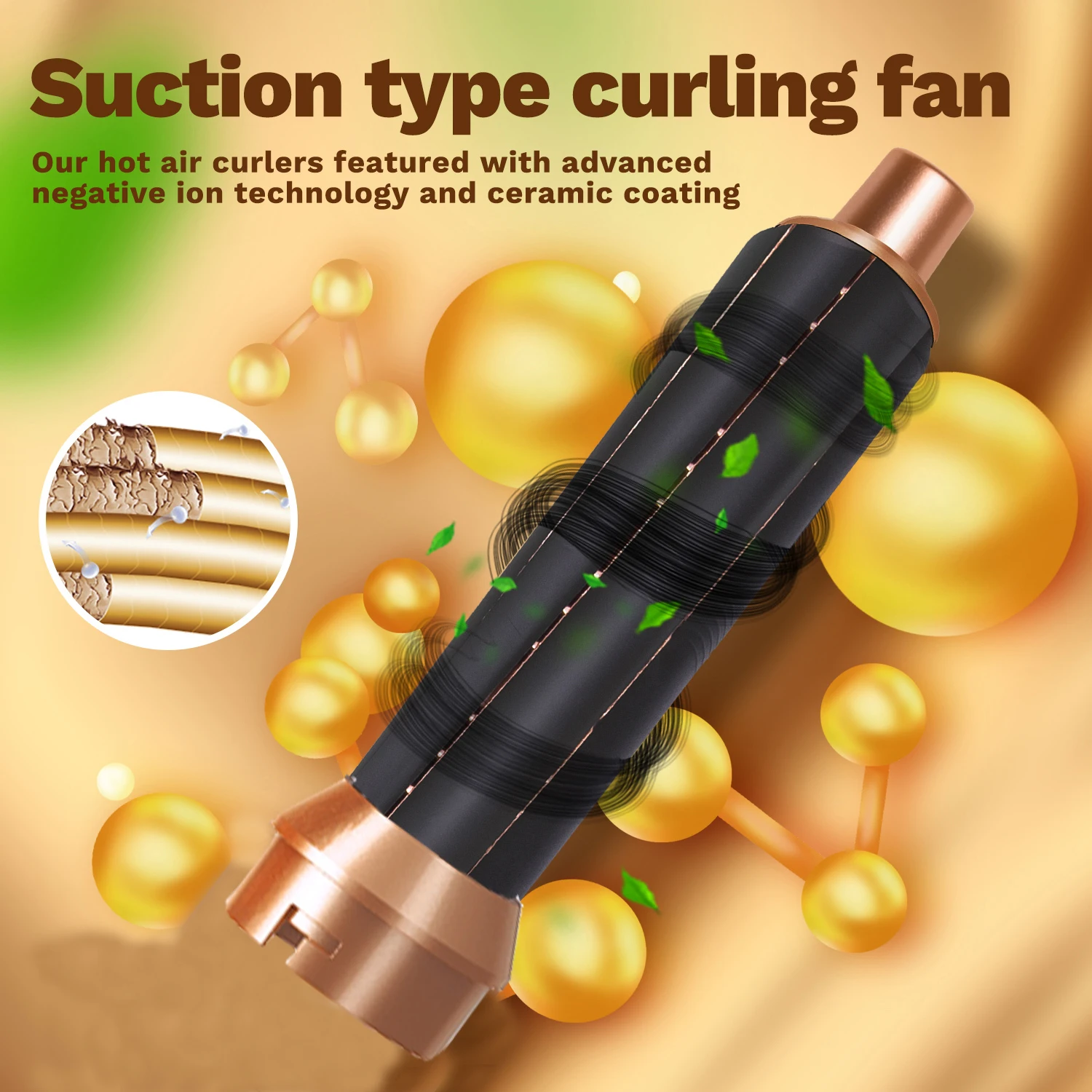 5 в 1 одноэтапный фен и объемный вращающийся Фен-щетка выпрямитель для волос