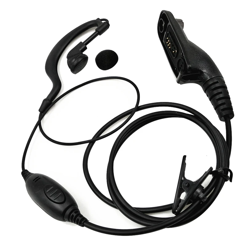 

PTT Earpiece Mic Ear Hook For Xir P8268 P8668 APX6000 APX7000 APX2000 DP3400 DP3600 DP4400 DP4800 DGP6150 Walkie Talkie