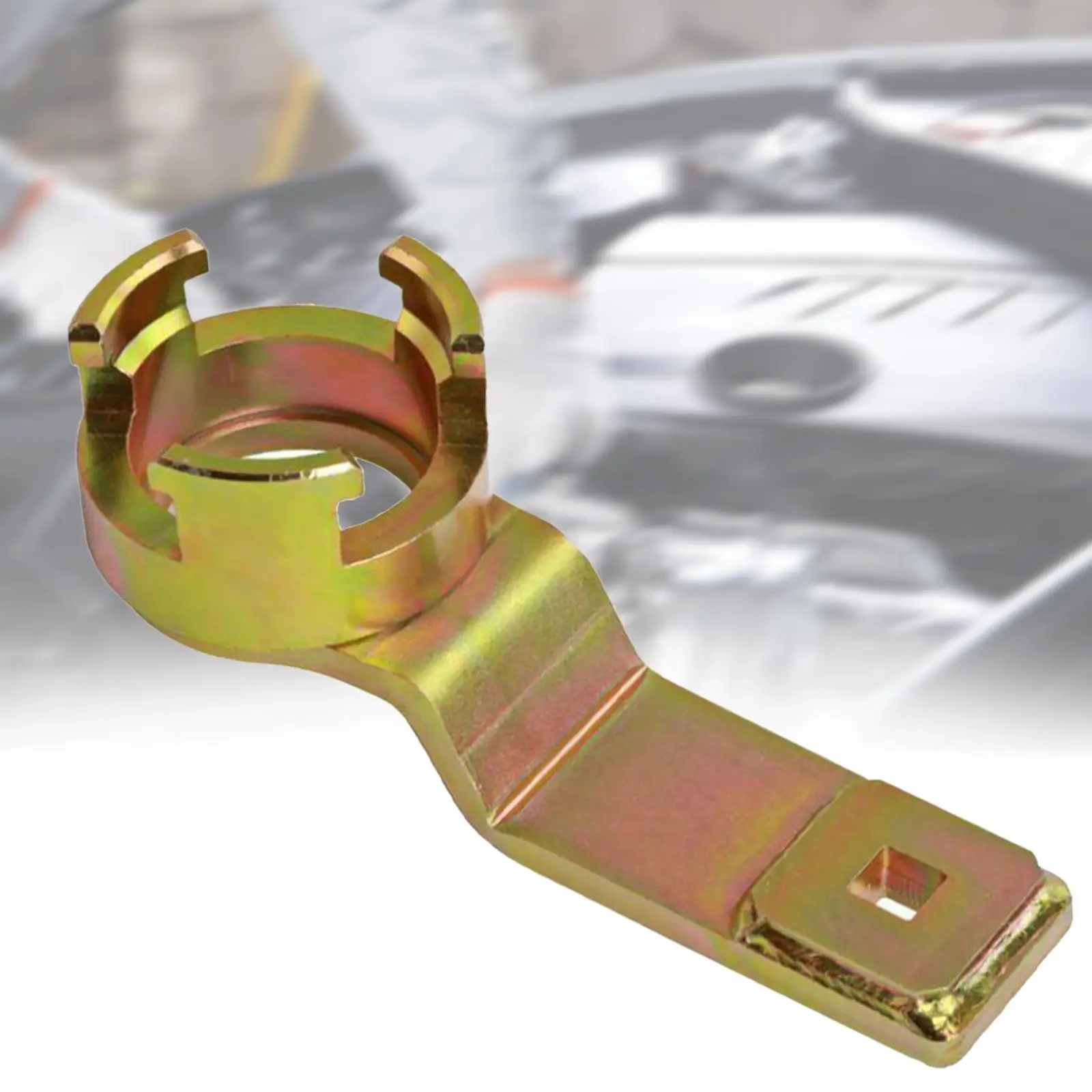 Crank Pulley Spanner Durable Flywheel Locking Tool Holding for Ford Stable Performance Easy to Install