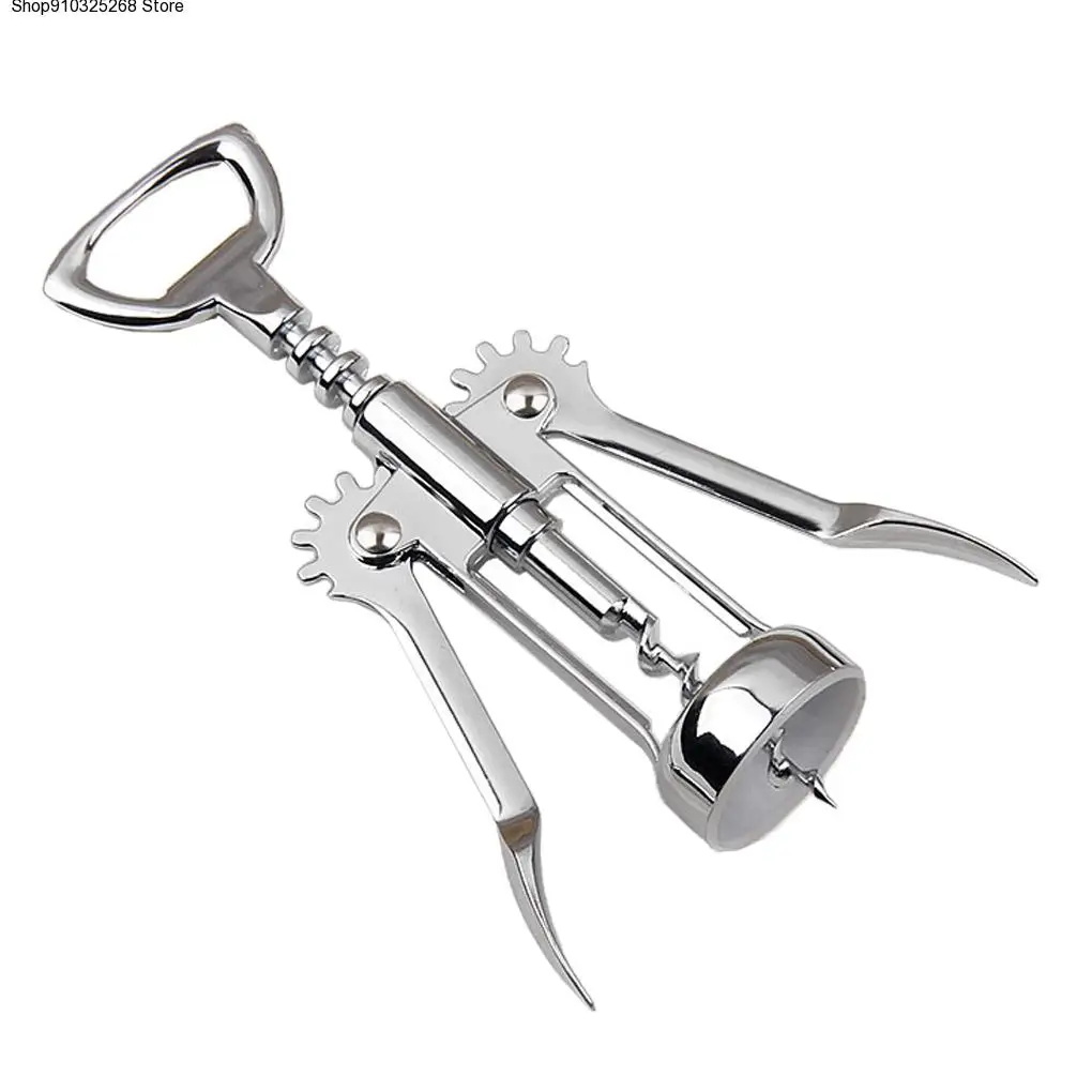 

Stainless Steel Wing Style Red Wine Corkscrew Bottle Pull Opener Wine Cork Tool