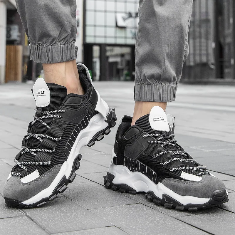 Hot Sale Fashion Adult Casual Sneakers Cushioning Men's Running Shoes Wear Resistant Athletic Teenagers Shoes Male Walking Shoes