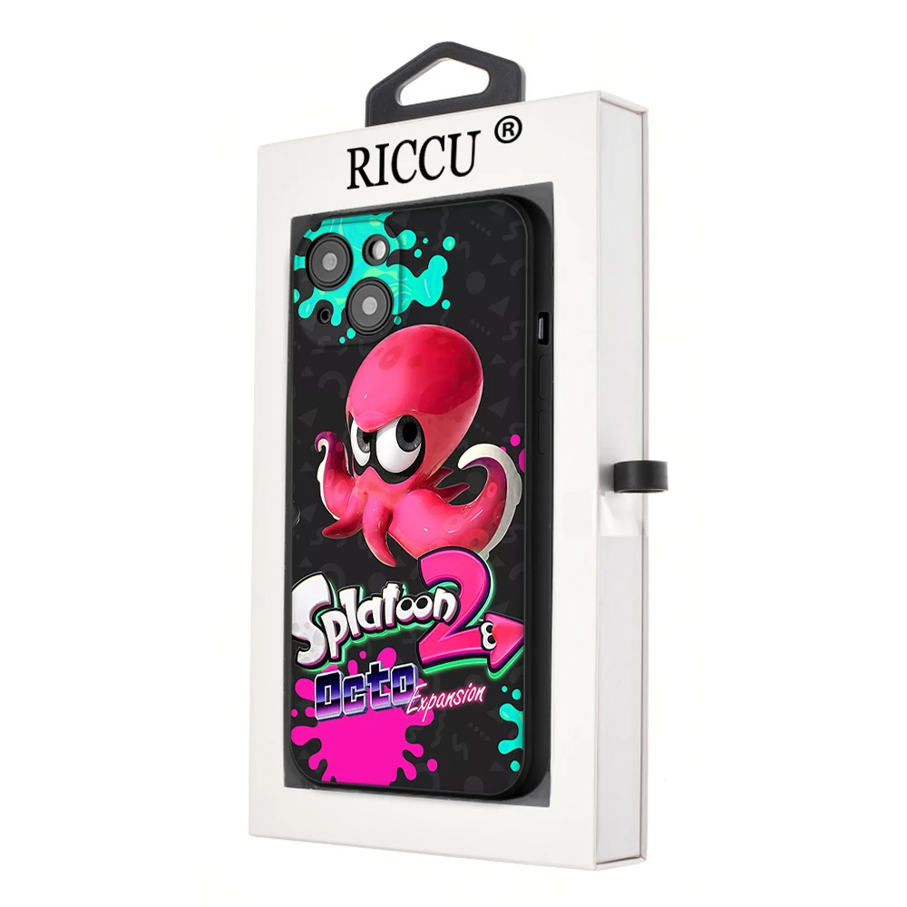 

FOR IPhone 13 Splatoon Phone Case FOR IPhone 14 11 12 Pro 8 7 Plus X 14 Pro MAX SE2020 6 6s Plus XR XS MAX 6s cute cartoon Cover