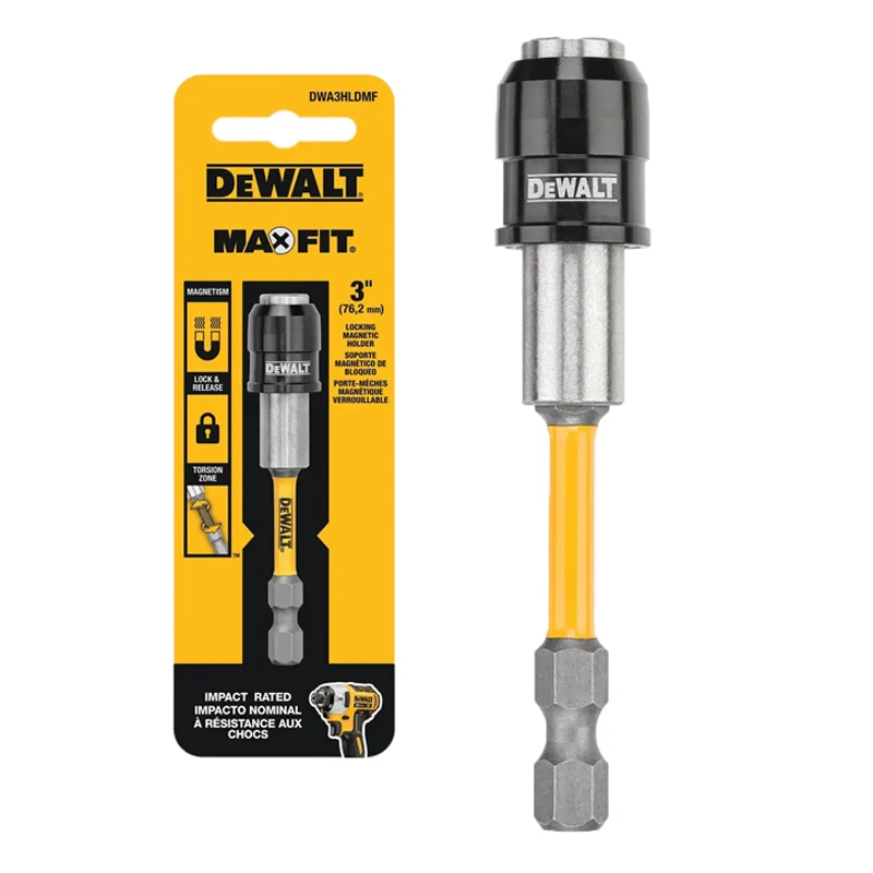 DEWALT DWAF3HLDMF 3-дюймовый стальной держатель бит с шестигранным хвостовиком магнитный