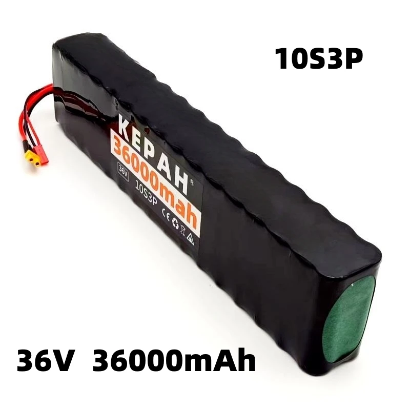 

36V 36ah 18650 lithium battery 10s3p 36000mah 1000w 42V electric scooter m365 power battery with battery pack