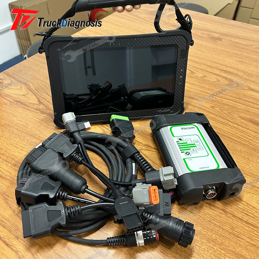 

Vodia Diagnostic Tool for Volvo Penta Marine Industrial Engie Diagnostic Scanner with Vocom 88890300 Vodia+Xplore tablet