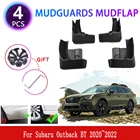 Брызговики для Subaru Outback BT 2020 2021 2022, брызговики, расширители арок, передние и задние брызговики, крышка, аксессуары для колес