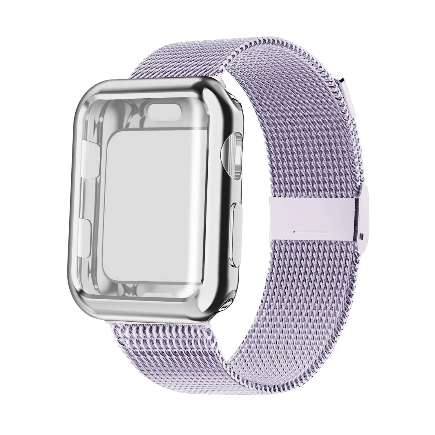 Фото Чехол и ремешок для Apple Watch band 45 мм 41 мм, плетеная петля для iwatch series 5 4 3 SE 6 7, 42 мм 38 мм 44 мм 40 мм №3
