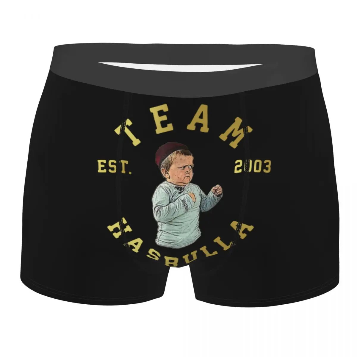 

Hot Boxer Team MMA Hasbulla Fight Meme Shorts Panties Men Underwear Breathable Underpants for Male Plus Size