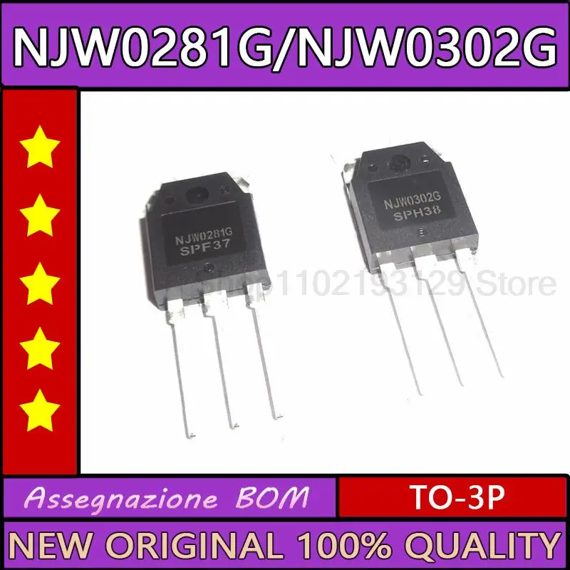

Новый оригинальный импортный njw0281g в комплекте с njw0302g