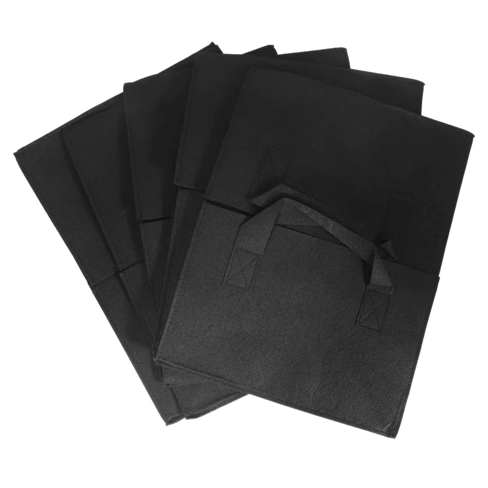 

5 Pack Fabric Raised Garden Bed Square Garden Flower Grow Bag Vegetable Planting Bag Planter Pot with Handles for Plants Flow