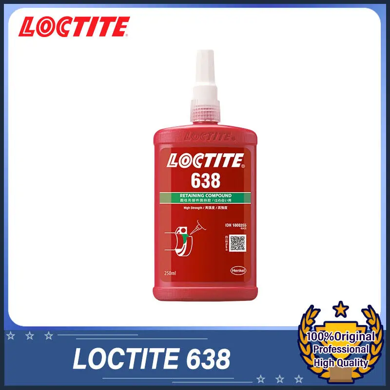 1 шт LOCTITE 638 250 мл фотоэлемент зеленый цилиндрический Универсальный