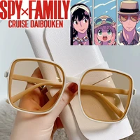 anime spy%c3%97family loid forger cosplay forger anya glasses eyewear gradient blue pink sunglasses party decor prop gift