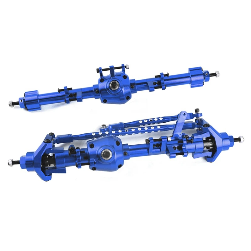 

Metal Complete Front and Rear Axle for Axial SCX6 1/6 RC Crawler Car Upgrade Parts Accessories