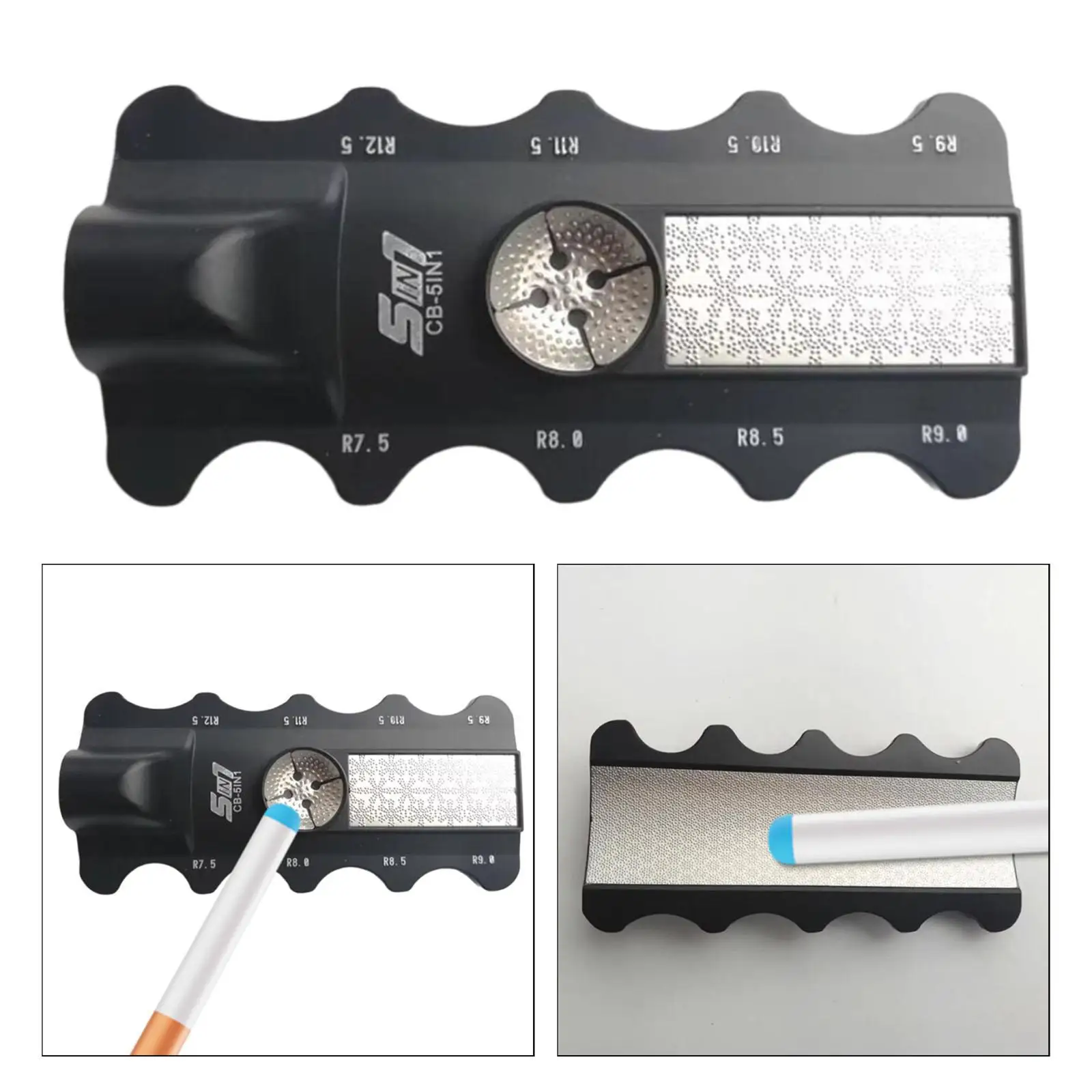 5 в 1 инструмент для ремонта наконечника бильярдного кия портативная