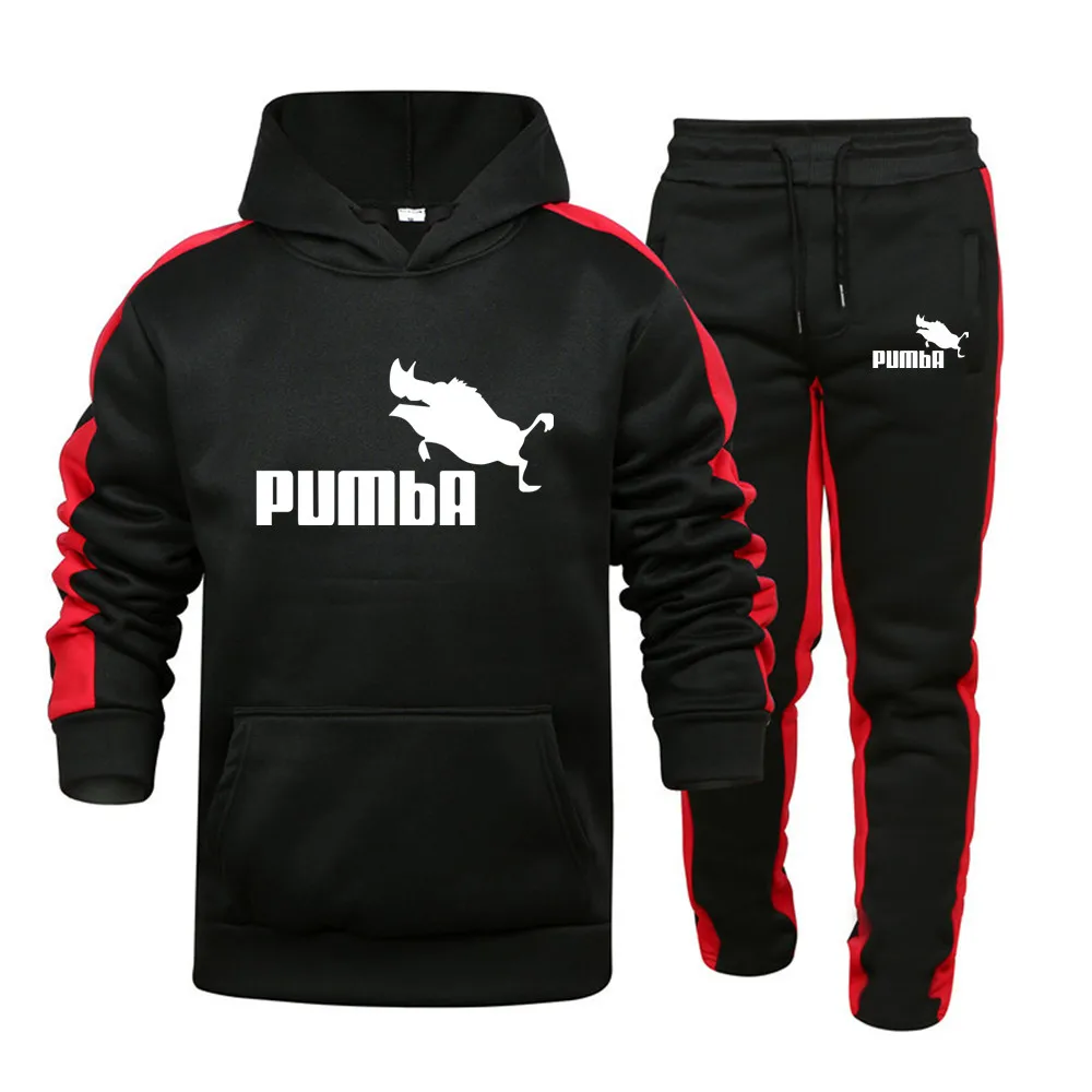 

New Autumn Winter Luxury Brand Sportswear Suits Men's 2 piece Sweater + Sports Pants Sportswear Hoodie Casual Men Designer