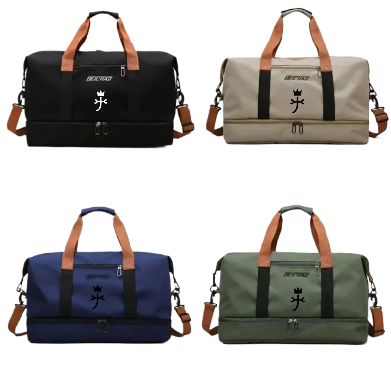 

New Golf Bag 2023 Shoe Bag Simple Crossbody Large Capacity PU Waterproof Independent Shoe Area Outdoor Sports Bag