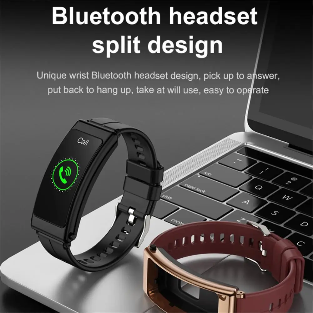 K13 Smartwatch Headset Hd Touch Screen Bluetooth-compatible Earphone Pedometer Fitness Sports Smart Bracelet for man Woman