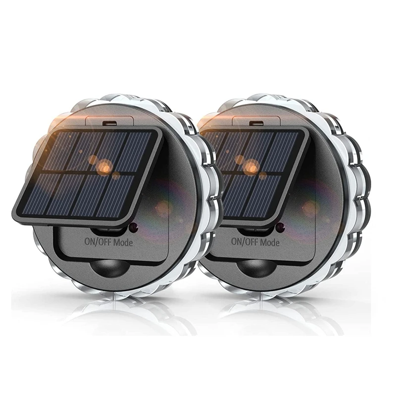 

New Solar Outdoor Fence Lights For Yard, Solar Landscape Path Lights Outdoor Decorative Lights Waterproof For Garden