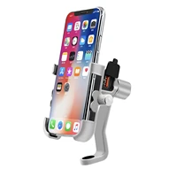 motorcycle bike phone holder charger qc3 0 ubs aluminum alloy bracket gps bicycle phone stand mount bracket support cellphone