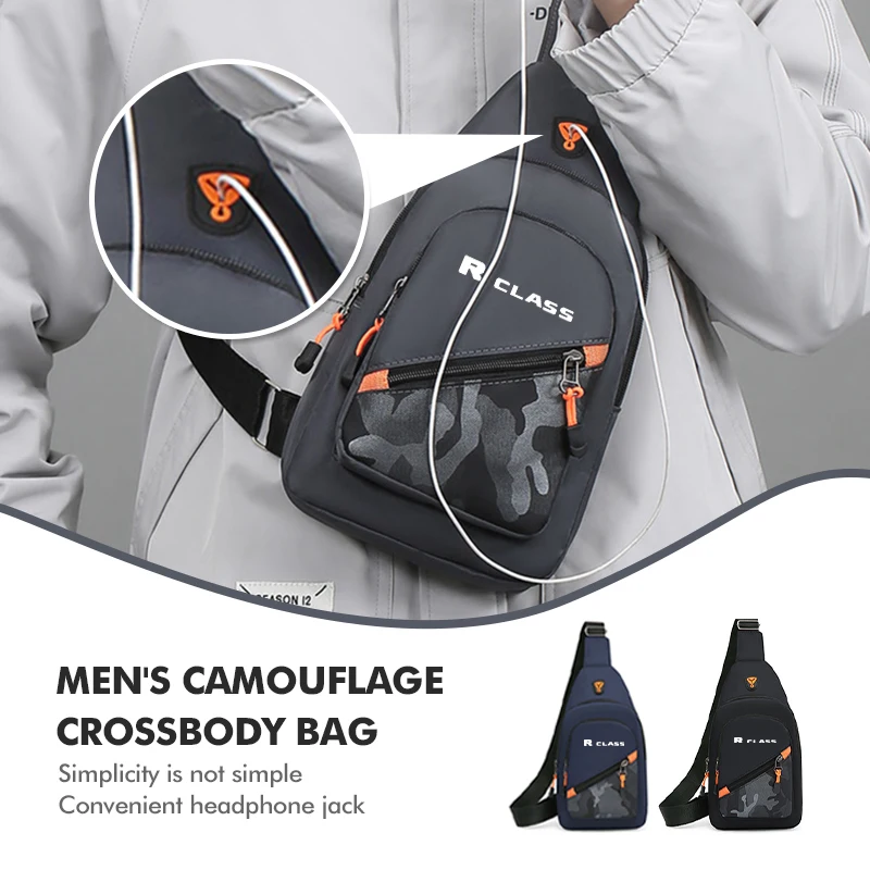 Автомобильная мужская модная спортивная уличная сумка через плечо для Benz W124 W203