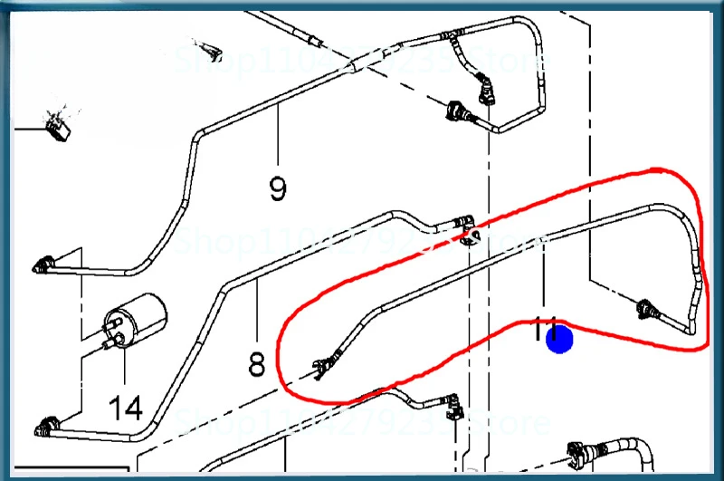 Подходит для Buick 13 Oncola Chevrolet Chuangku испарительная вырядная труба карбоновый