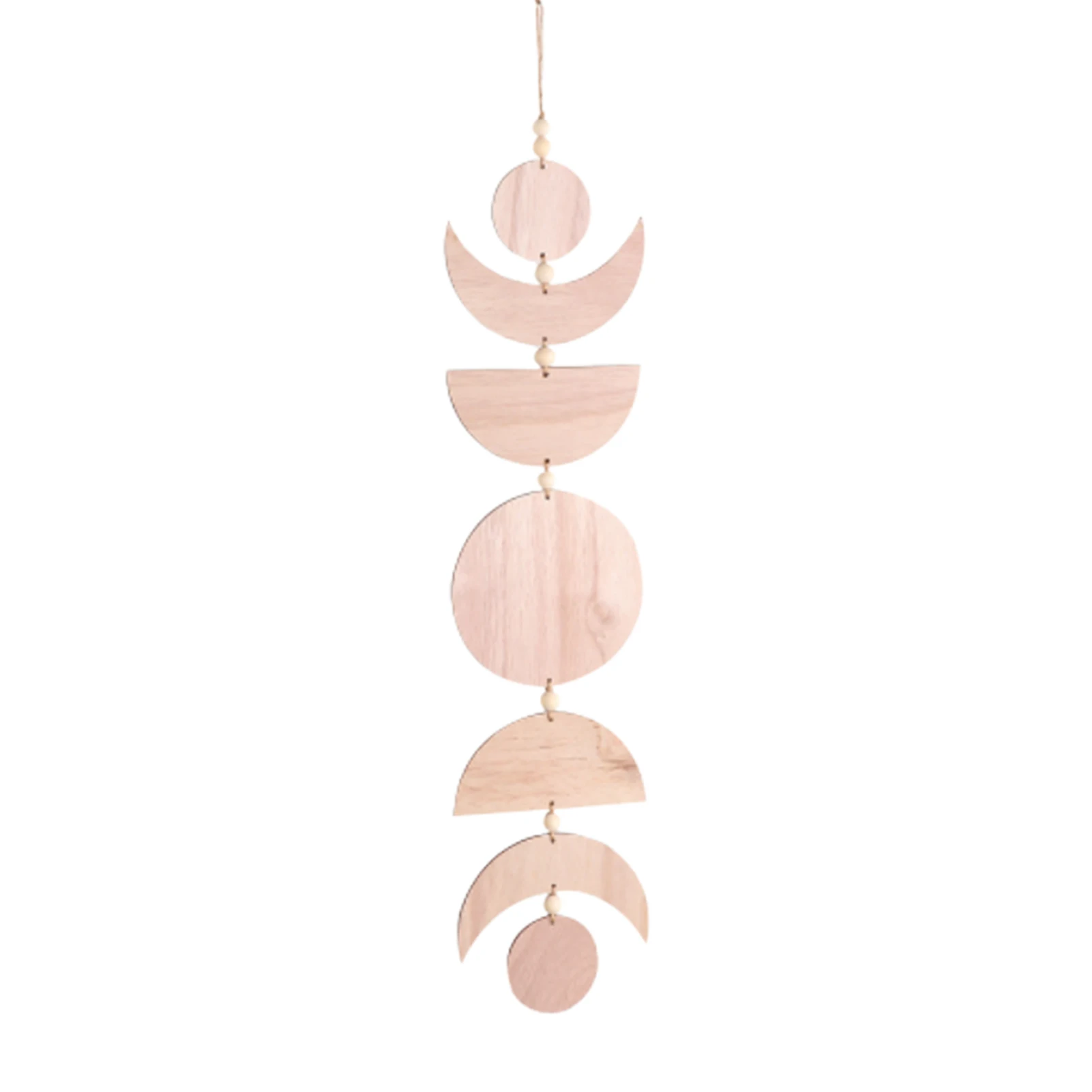 

Деревянный лунный Phase Decor Boho Home Wall Decor, декоративное настенное искусство для квартиры, общежития, офиса, детской комнаты, гостиной, спальни, дл...