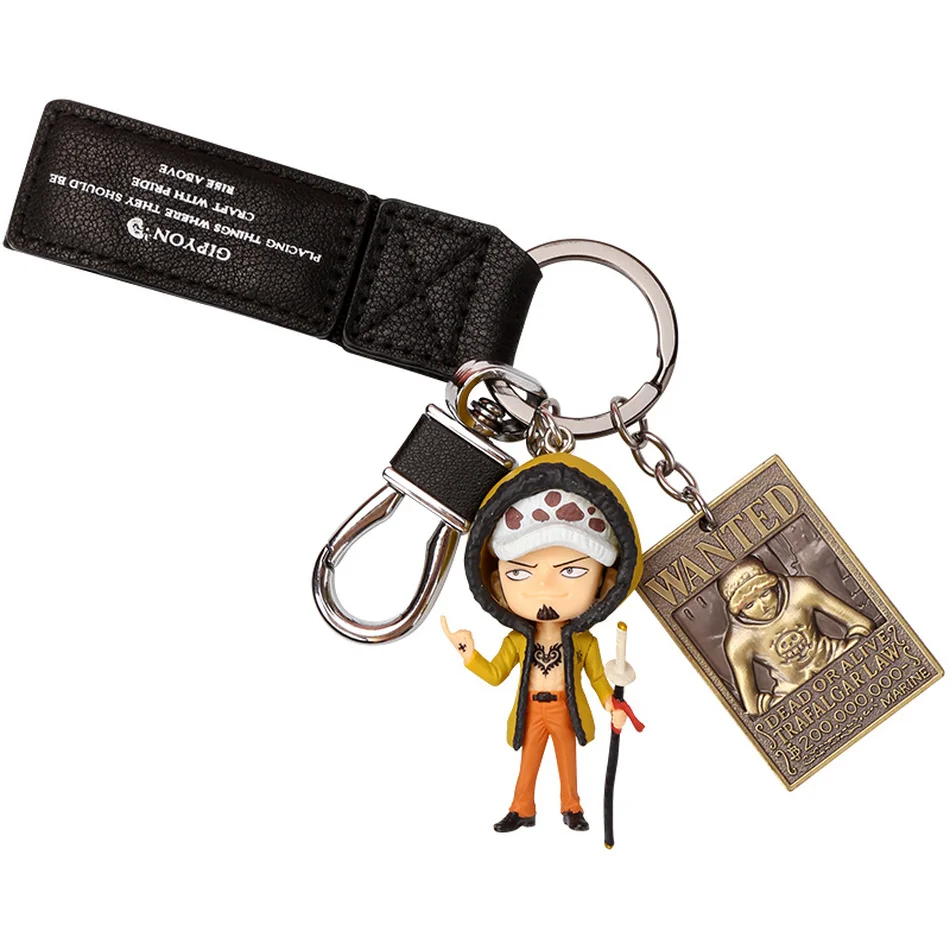 

Bandai One Piece Keychain Luffy Rosabo Boys Day Gift Backpack School Bag Ornaments Figure