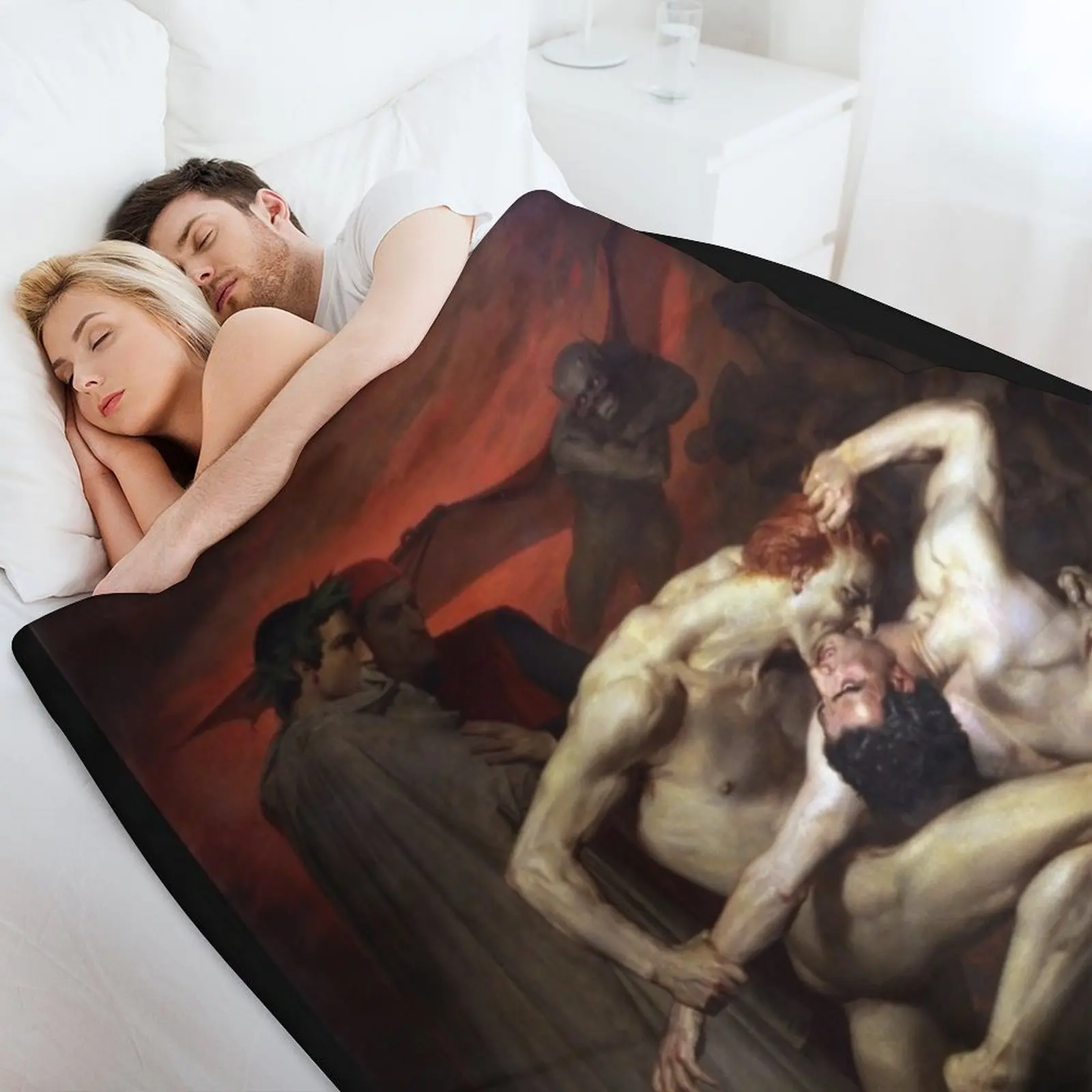 Данте и Виргиль - Одеяло Уильям Адольфе Бугрето