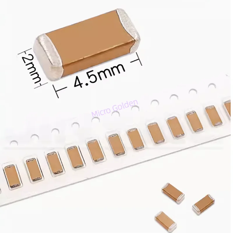 Фото (10 шт.) 1808 SMD керамический конденсатор 1 нФ 102K 0,001 мкФ 2000 ПФ 2 кВ/3 кВ/4 кВ 3000 В/4000 в/10% в X7R 4520 1808 высоковольтный конденсатор №2