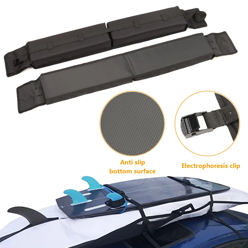 

Universal Car Roof Luggage Soft Rack Pads for Kayak/Sup/Paddleboard/Canoe/Snowboard/Windsurfing Car Surfboard Racks Accessory