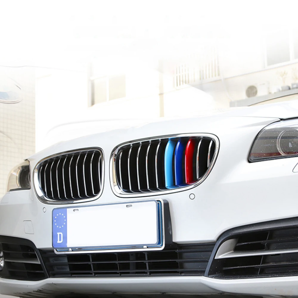 

3PCS ABS Car Racing Grille Strip Trim Clip Accessories For BMW E90 E91 E60 F30 F10 1 2 3 4 5 6 7 Series X1 X2 X3 X4 X5 X6 X7