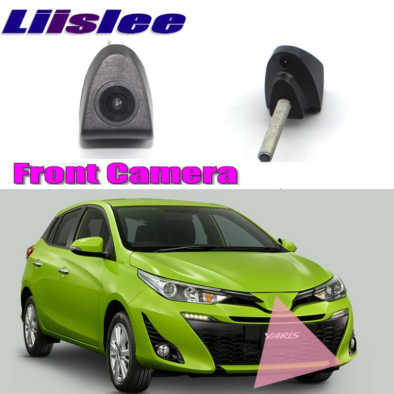 

For Toyota Yaris Car LOGO XP130 XP150 XP210 2011~2020 Front CAM Night Vision Wide Angle Degree Embedded Blind Spot Area Camera