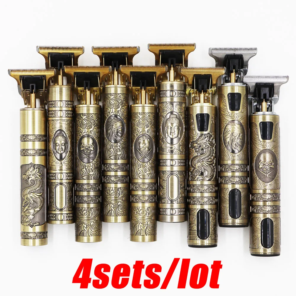 

4units/lot,Professional Hair Clipper Beard Trimmer for Men Adjustable Speed LED Digital Hair Clipper Carving Electric Razor