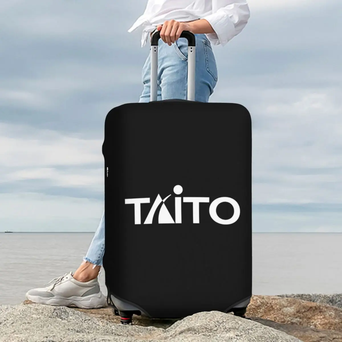 Черный чехол Taito для чемодана Vewlix Arcad, защитные эластичные защитные чехлы для багажа для 18-32 дюймов (art.: 3920d0aaedccb) - 3920d0aaedccb