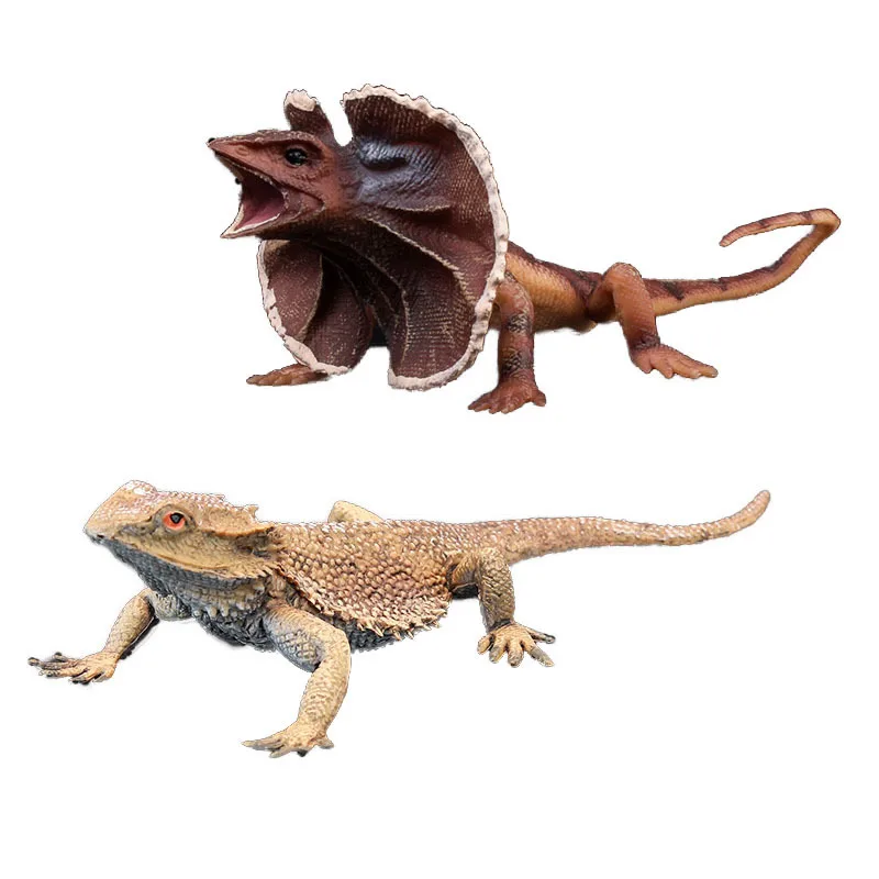 

New Realistic Farms Poultry Solid Simulation Lizard Figurines ABS Action Figures Model Collection Educational Children Toy Gifts