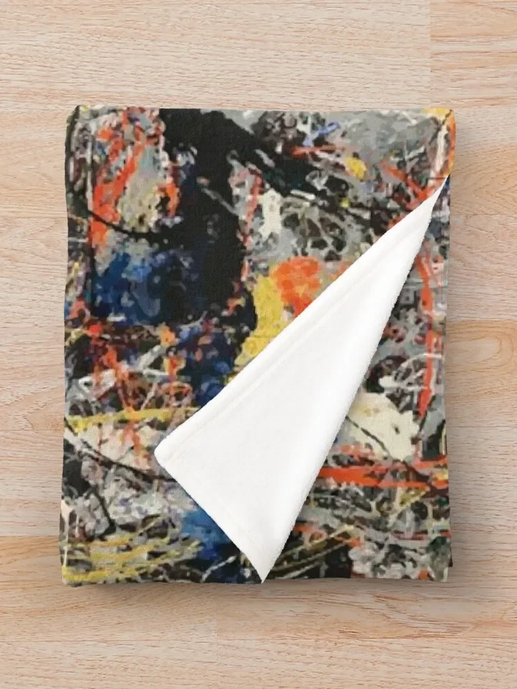 Jackson Pollack | СИНИЕ палочки одеяло мягкие большие теплые зимние ворсистые аниме