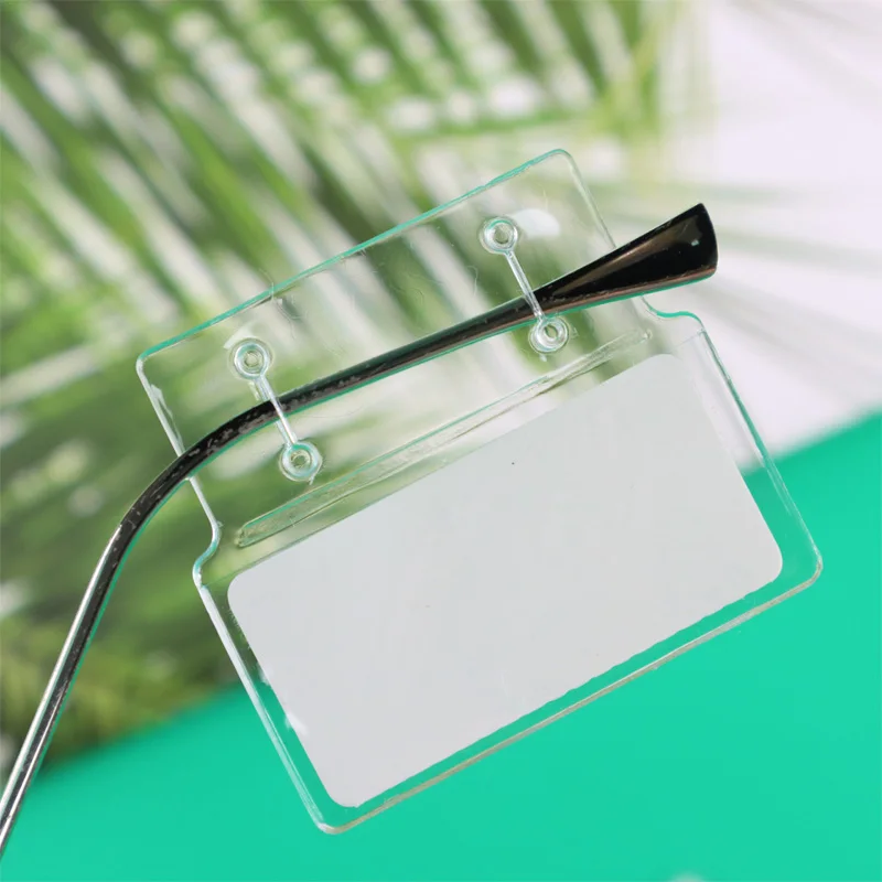 

200pcs in one lot Eyeglasses label sleeve Eyeglasses label Glasses Tags Eyeglass label mounting rack Transparent label cover