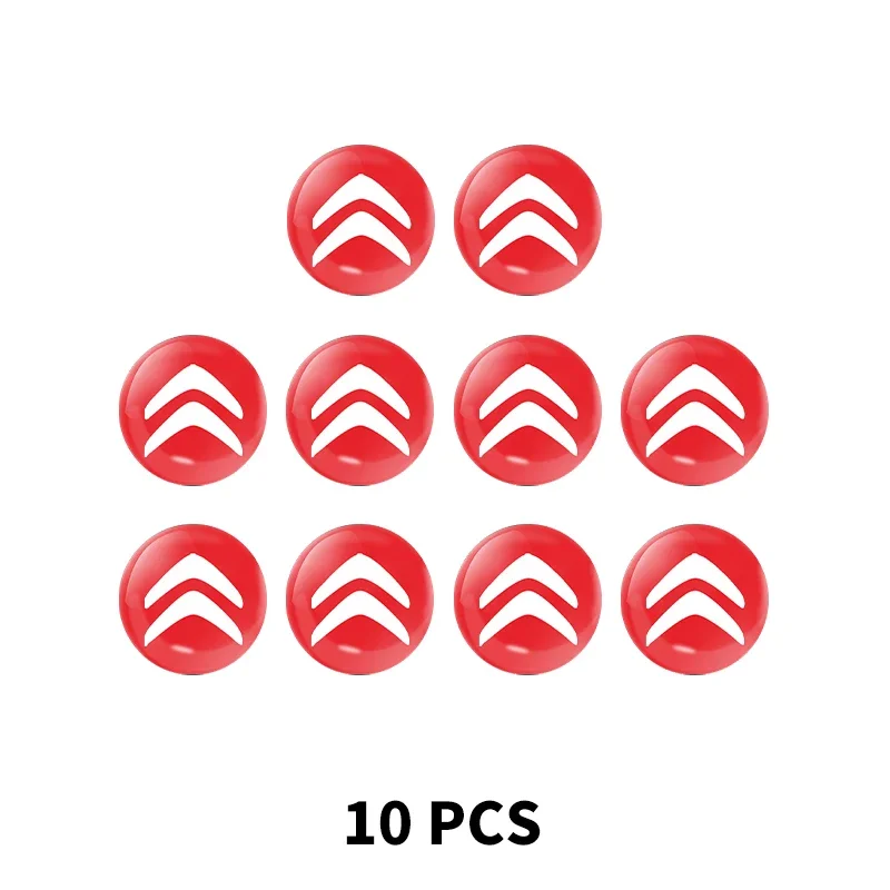

10 шт. 15 мм корпус ключа автомобиля круглая эмблема символ наклейка логотип для Citroen DS C3 C4 Picasso Aircross C5 Aircross Elysee Berlingo