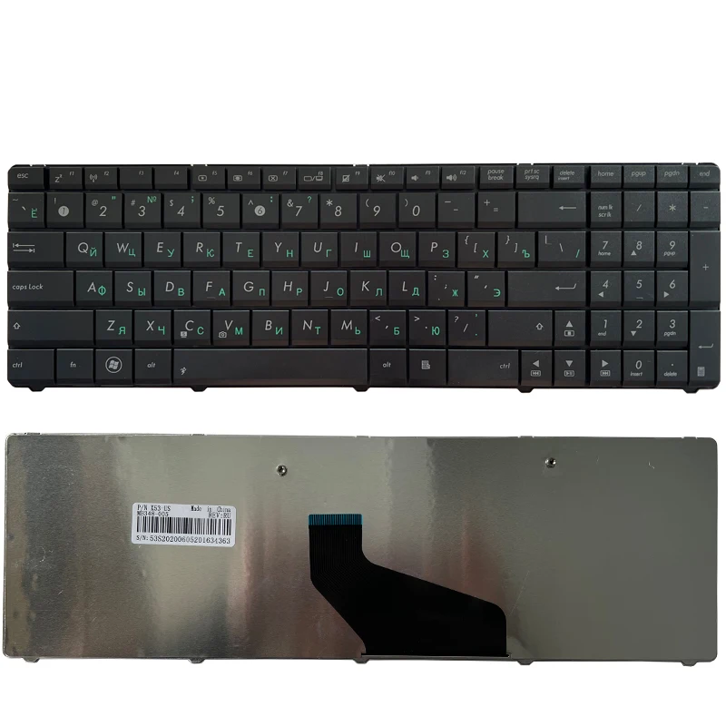 

RU/Russian Laptop Keyboard for ASUS K53U K53Z K53B K53BR X53BY X53U X73 N73 K73 K73T A53U K53T K53T X53Z X53BR X53E A53U