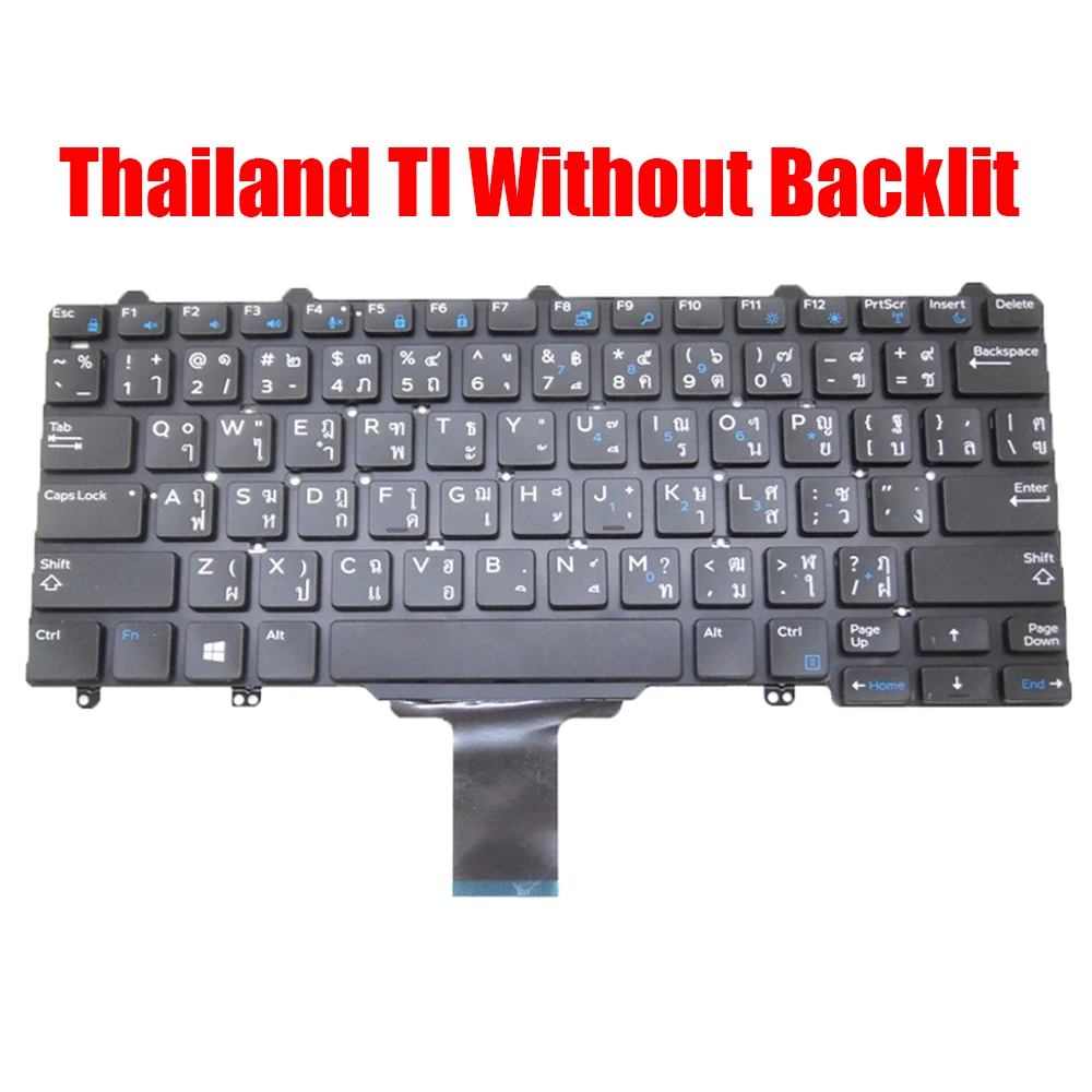 

Thailand TI Keyboard For DELL For Latitude E5250 5250 E5270 E7250 7250 E7270 3160 3150 7350 2-in-1 02KG78 2KG78 Without Backlit