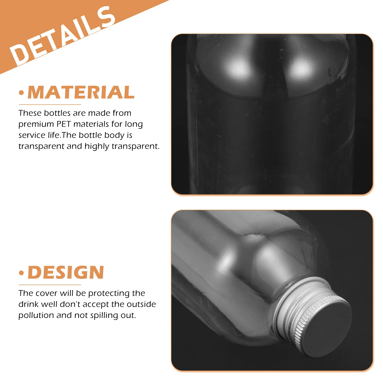 10 шт. пластиковые бутылки для сока