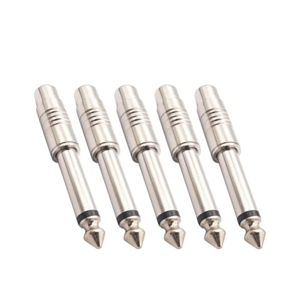 Штекер 6 5 мм папа для RCA мама аудио стерео разъем адаптер цифровые кабели разъемы