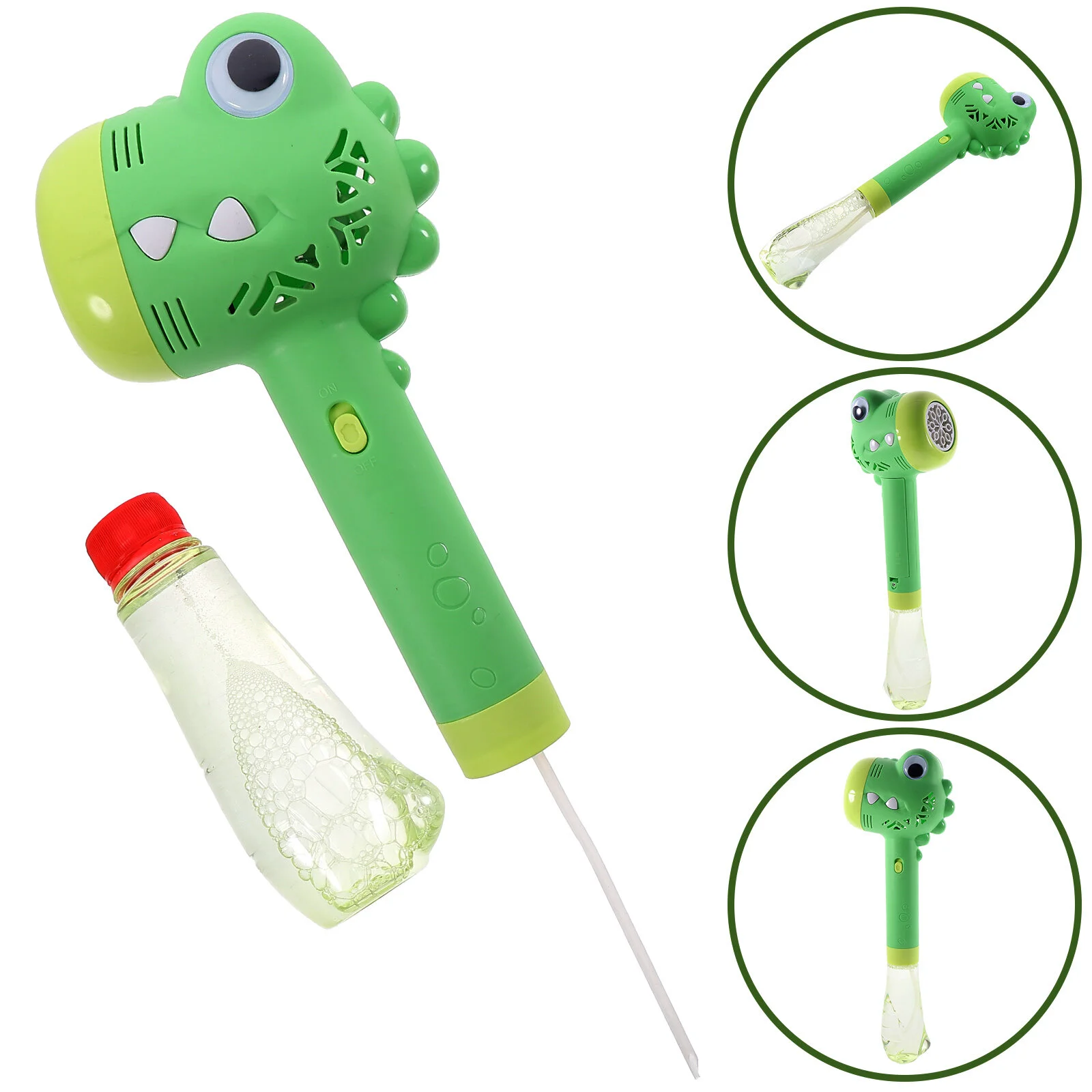 

Foaming Machine Automatic Bubble Maker Crocodile Electric Bubbles Toy Party Toys