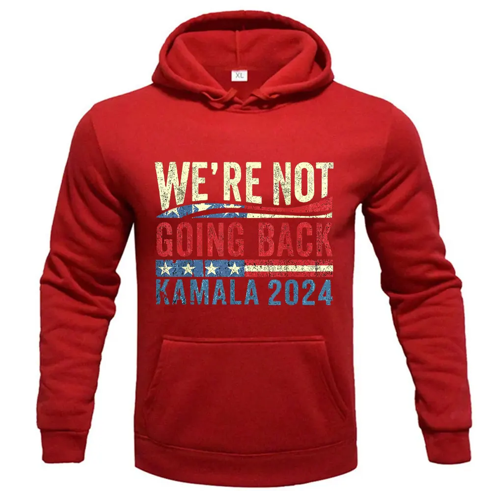 Kamala Harris We're Not Going Back Election 24 превосходные условия президента Y2k одежда новые