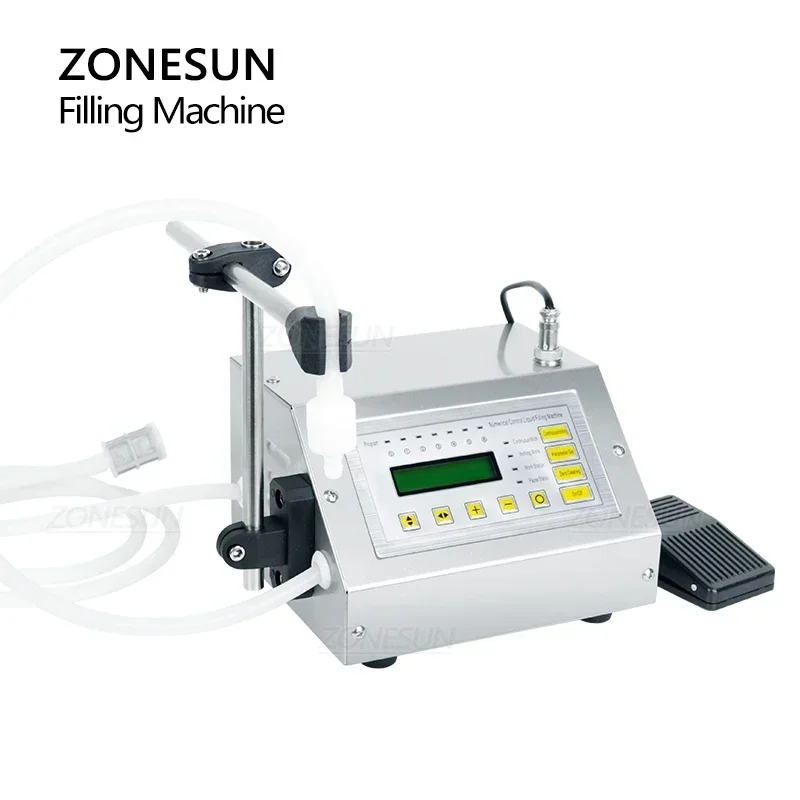 ZONESUN GFK-160A Полуавтоматическая цифровая машина для розлива жидкостей Сок Вода