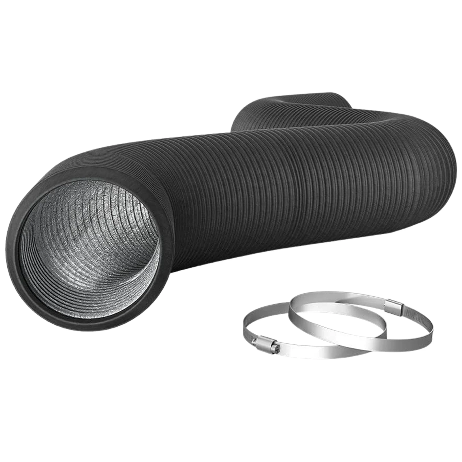 Flexible 4/6 Inch Aluminum Ducting 4/6 Inch Ducting Vent Hose Heavy-duty 4 Layer Dryer Vent Hose Dryer Duct For HVAC Ventilation