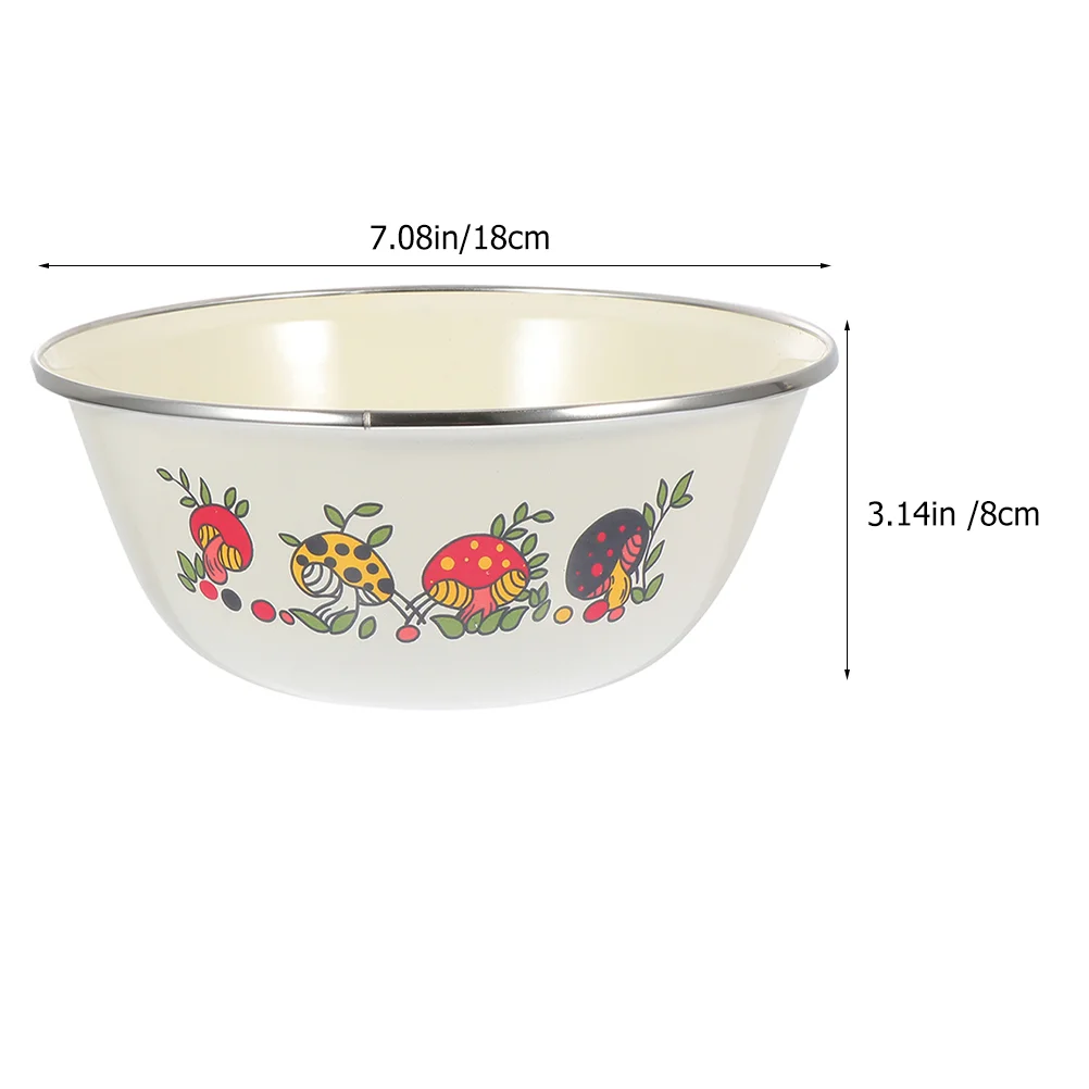 3 шт. эмалированная салатница для смешивания яиц посуда контейнер хлеба глубокий