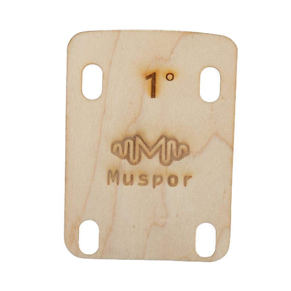 

Maple Neck Shims 3 Pcs Accessories Electric Guitar Maple Plate Parts Replacement Yellow 0.25/0.5/1 Degree Brand New