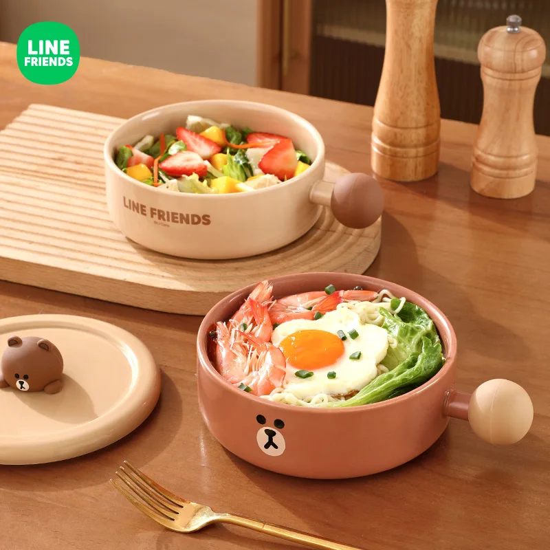 Керамическая миска Line Friends коричневый